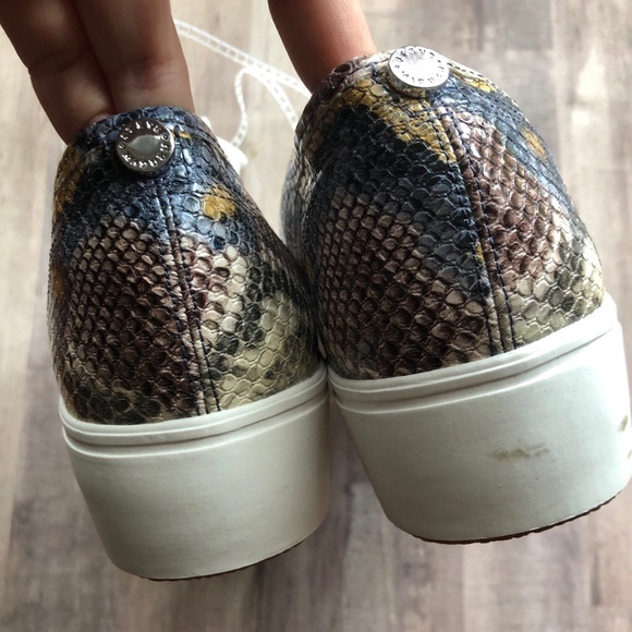 Steve Madden Snake Print Emmi Platform Sneakers - Picture 4 of 10